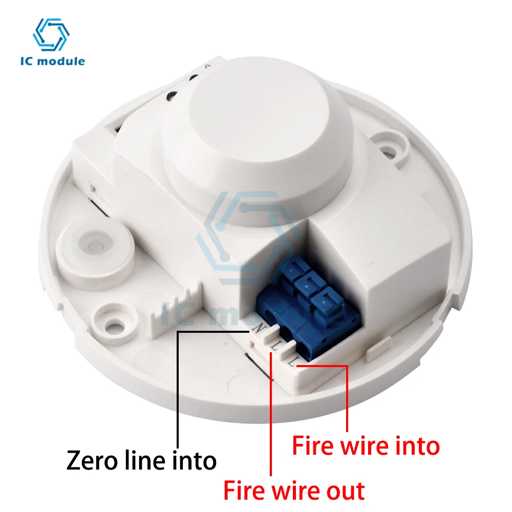 Imagem -02 - Sistema Led Microondas Radar Movimento Sensor Light Switch Luz de Teto Corpo Motion Detector Sk701 5.8ghz hf