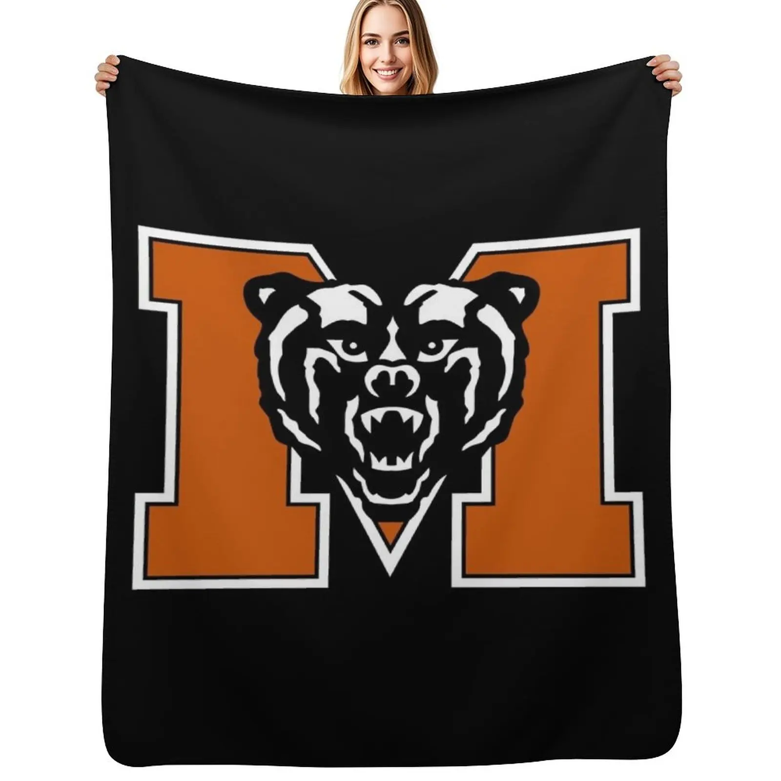 

Mercer University Throw Blanket Fluffy Cozy Throw Blanket for Home Decor