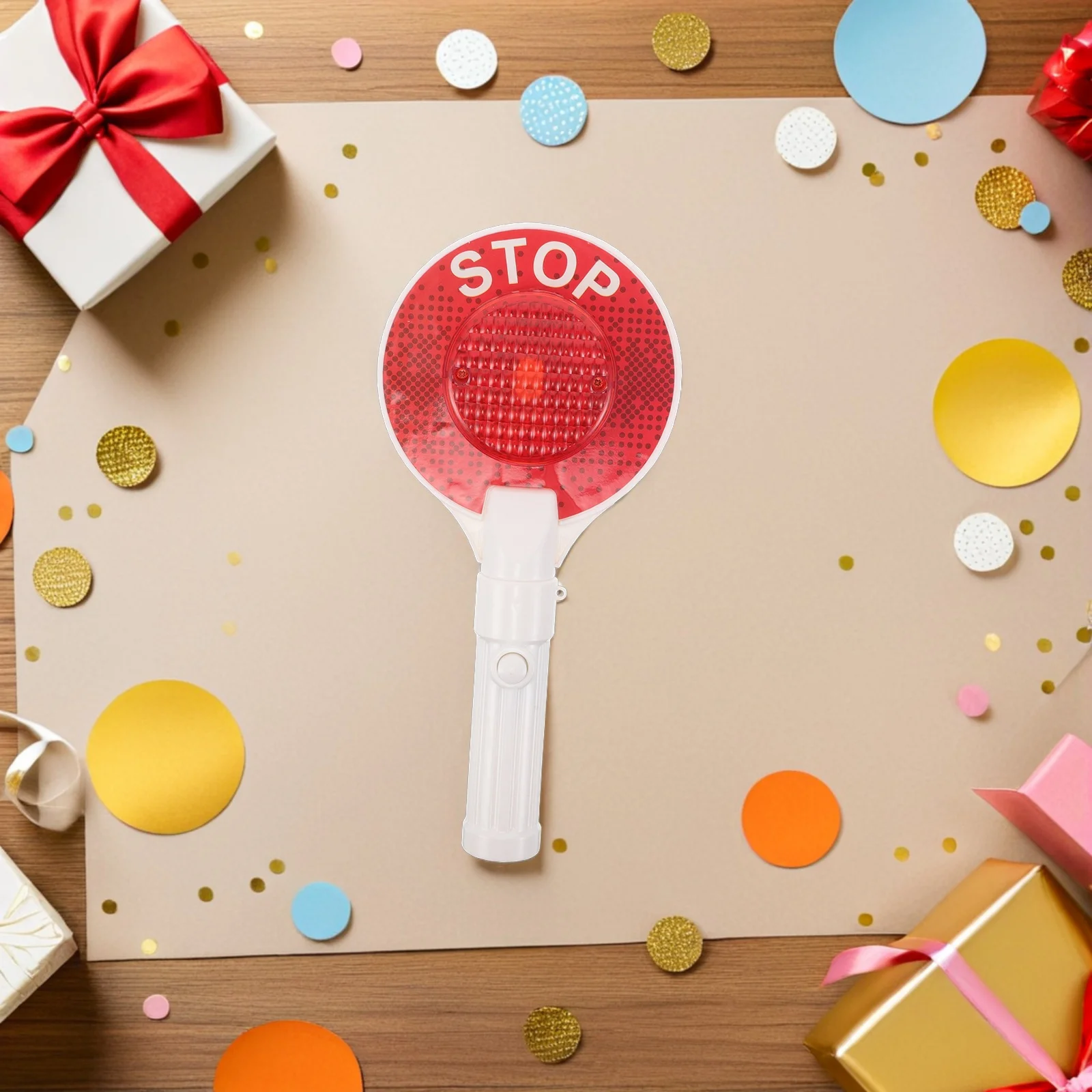 

Lightweight Stop Sign Prop Handheld Stop Traffic Sign for Kids Adults Police Role Play Halloween Carnival Party Accessories