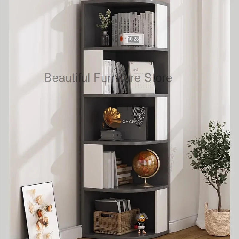 Modern Book Shelf Book Holder Black Industrial Living Room Organizer Library Bookshelf Estantes Para Libros Nordic Furniture