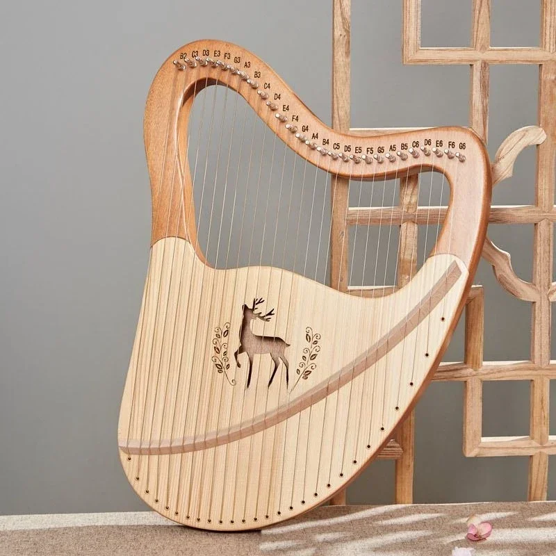 27-string L'Orya, small konghou harp, professional performance-grade lyre, niche and simple