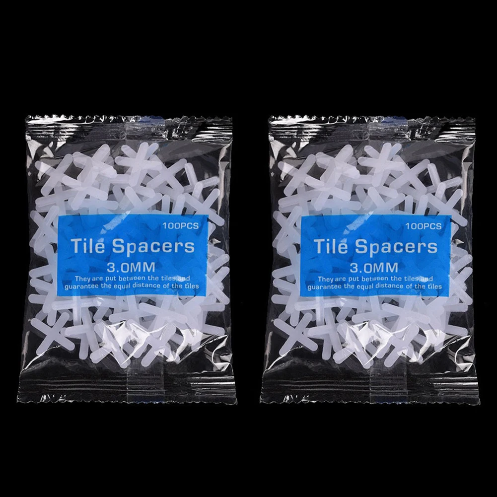 200 stücke 1/1,5/2/2,5/3mm Fliesen Spacer Kreuz Fliesen Nivellierung Clips Für Boden wand Nivellierung Installationen Verlegung Bau Werkzeuge Kit