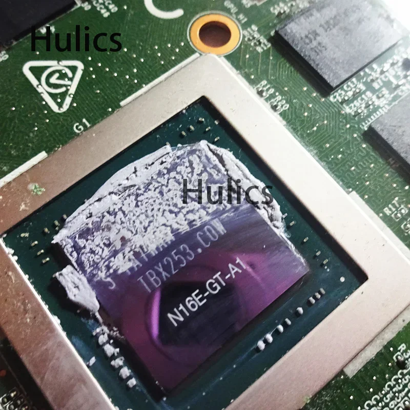 Hulics Used Laptop Motherboard MS-1775 For MSI GS70 6QE-012NL Mainboard MS-17751 VER:1.0 DDR4 SR2FQ I7-6700HQ CPU N16E-GT-A1