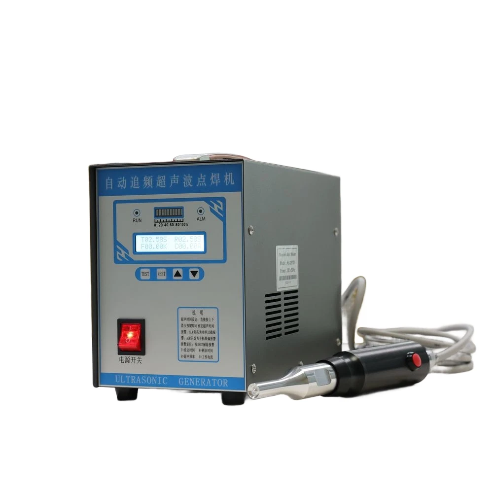 Portable KH-2870Y Ultrasonic Spot Welder Auto-tracking Frequency Plastic Non-woven Fabric Welding Equipment