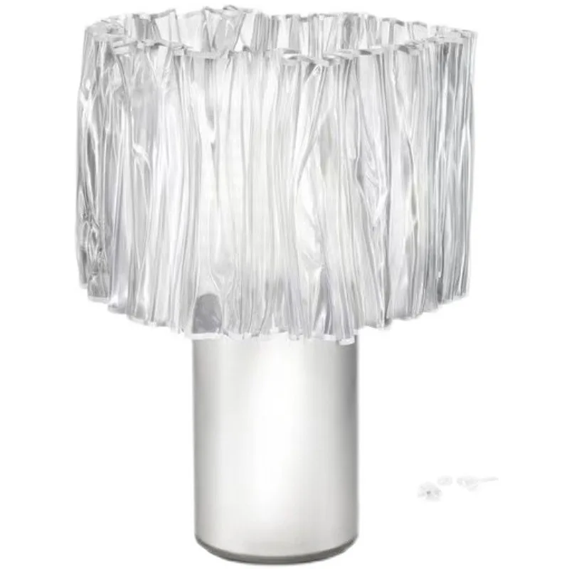 Modern Simple LED Desk Lamp with Iron Body New Design AC Powered Table Light for Home Hotel Villa Bedroom and Living Room