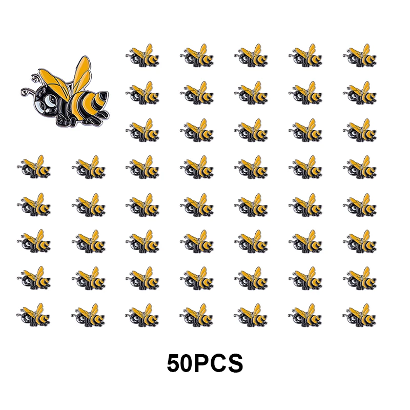 1-3-5-10-50-100pcs Lovely bee Badge Brooch Natinal Lapel Pins Flag Lapel Pins Country Flag Badge