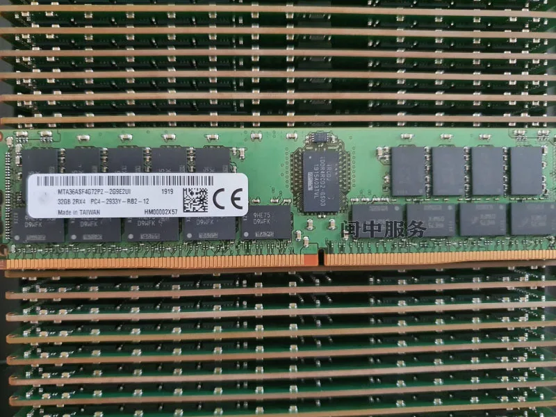 Server Memory for MT 32G 2RX4 PC4-2933Y MTA36ASF4G72PZ,1 piece