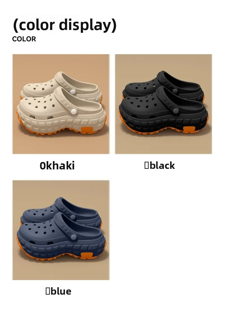 Atmungsaktive, rutschfeste Herren-Lochschuhe für den Sommer, neu, geruchsneutral, rutschfest, strapazierfähig, für Angeln und Strand geeignet. – Detail 5