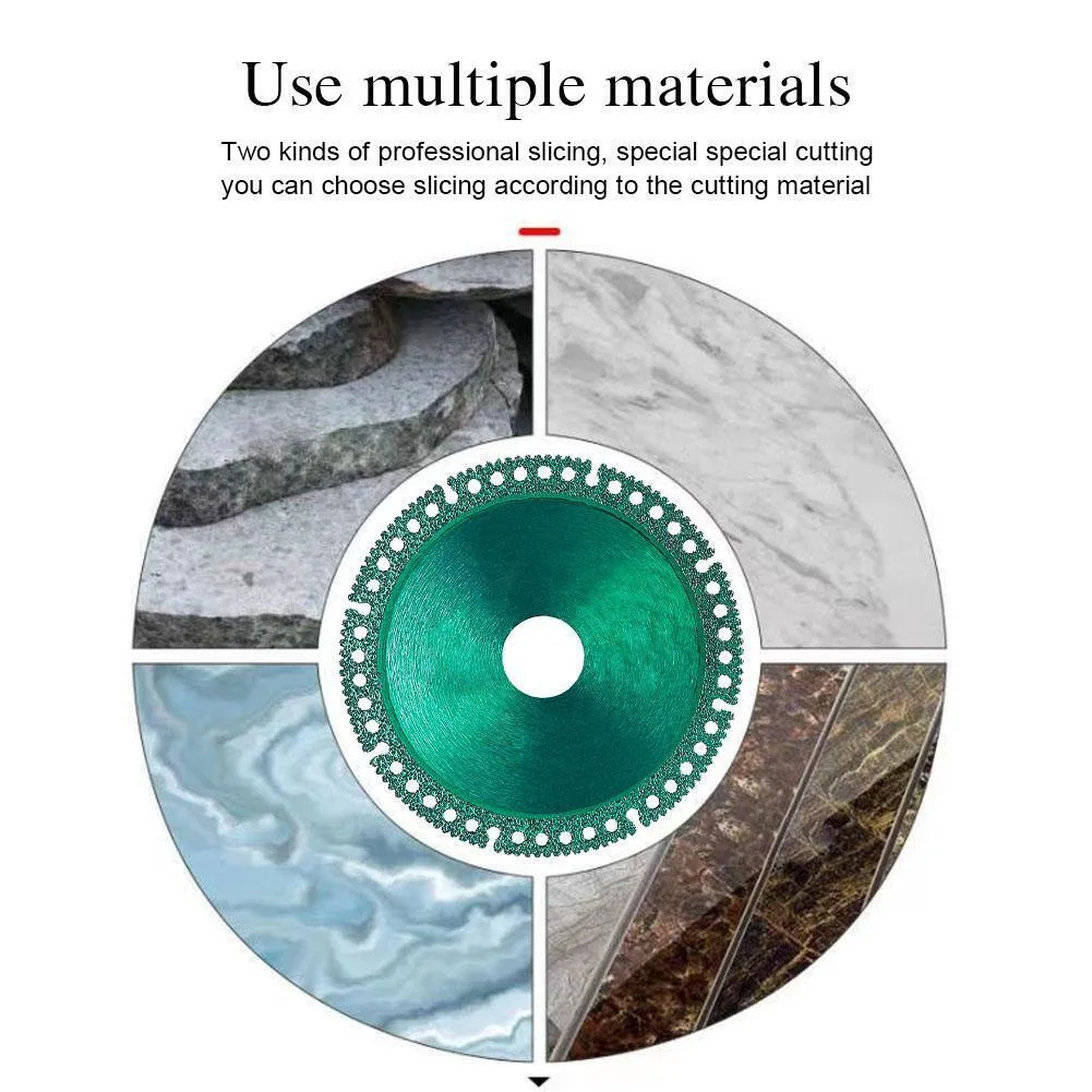 Composite Multifunctional Cutting Saw Blade 100mm Ultra-thin Saw Blade Ceramic Tile Glass Cutting Disc For Angle Grinder Tools