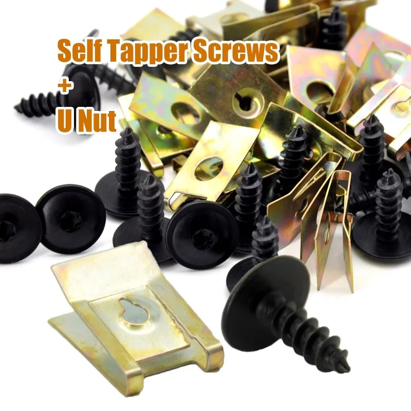 70pcs/set Undertray Engine Under Cover Fixing Clips Screw Bolt Kit For AUDI A4 A6 A8 TT Auto Fastener Tools