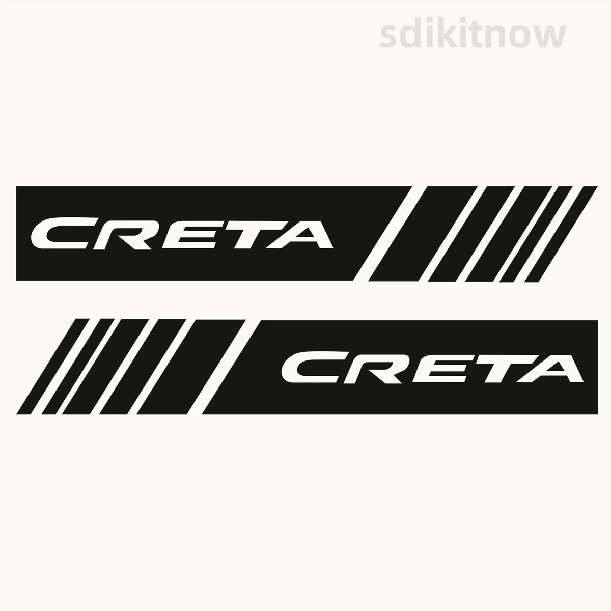 New Car Sports Decal Sticker Styling Window Door Decoration For hyundai creta ix25 2018 2023 2022 2021 2020 2019 accessories