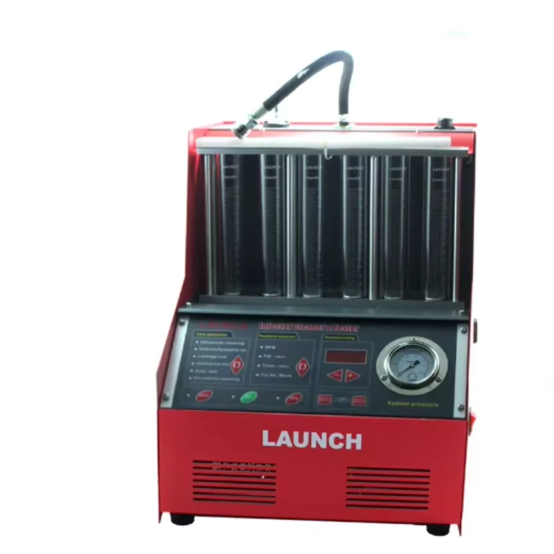 

Original Launch CNC602A Fuel Injector Cleaner Tester Cnc-602a 6jars Injecting Flow test Ultrasonic Cleaning