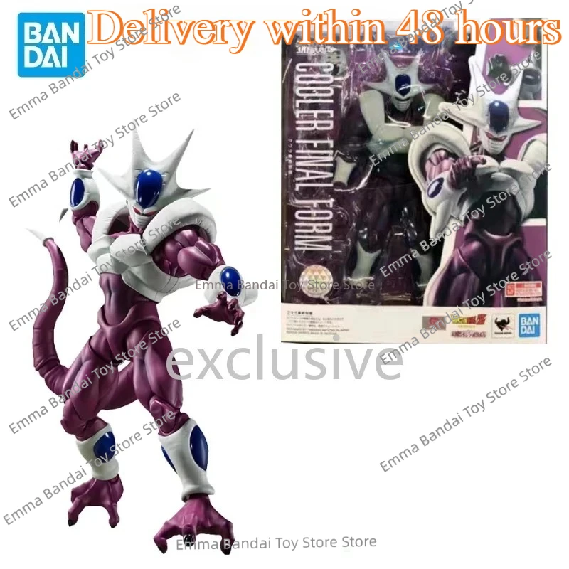 En stock Original Bandai S.H.Figuarts Dragon Ball Z Frieza Brother Cooler forma Final Anime figuras de acción de juguete colección regalos