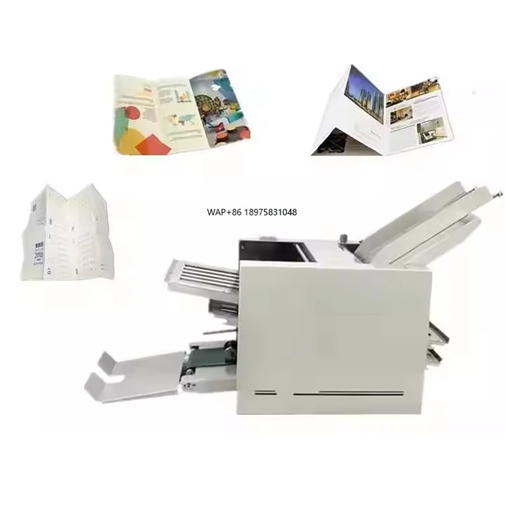 ZE-8B/4 Standard High Speed Manufacturing Booklet Paper Folding Machine Automatic Document Paper Folding Machine
