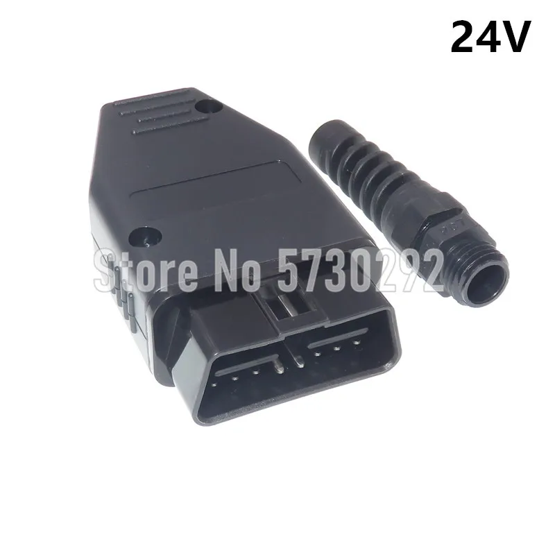 Universal OBDII 16P OBD2 OBD 2 Automotive Socket Auto OBDII Plug OBD-II Plug