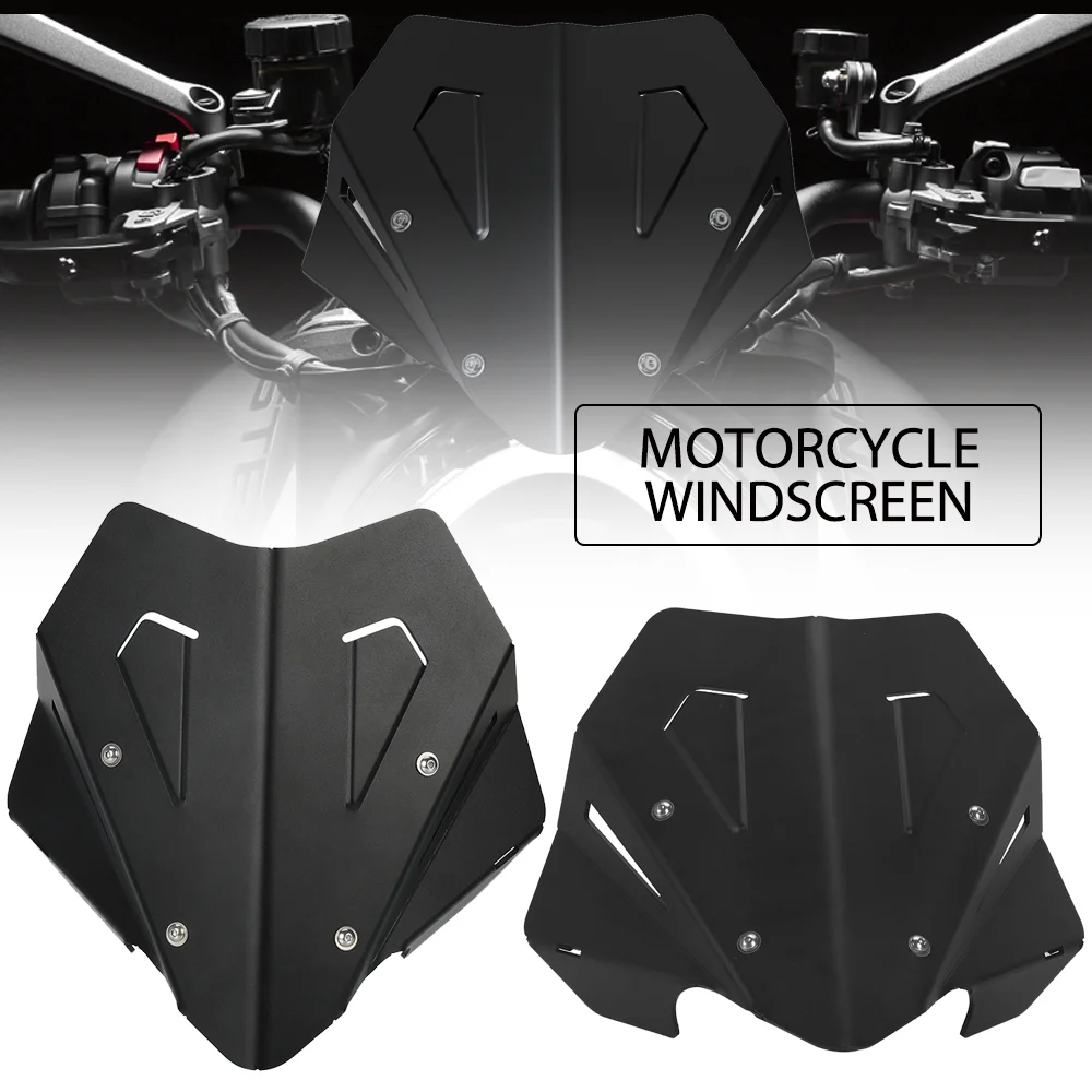 Windshield Windscreen Motorcycle FOR DUCATI MONSTER 937 Plus 2021 2022 2023 2024 Accessories Windproof Wind Screen Deflector