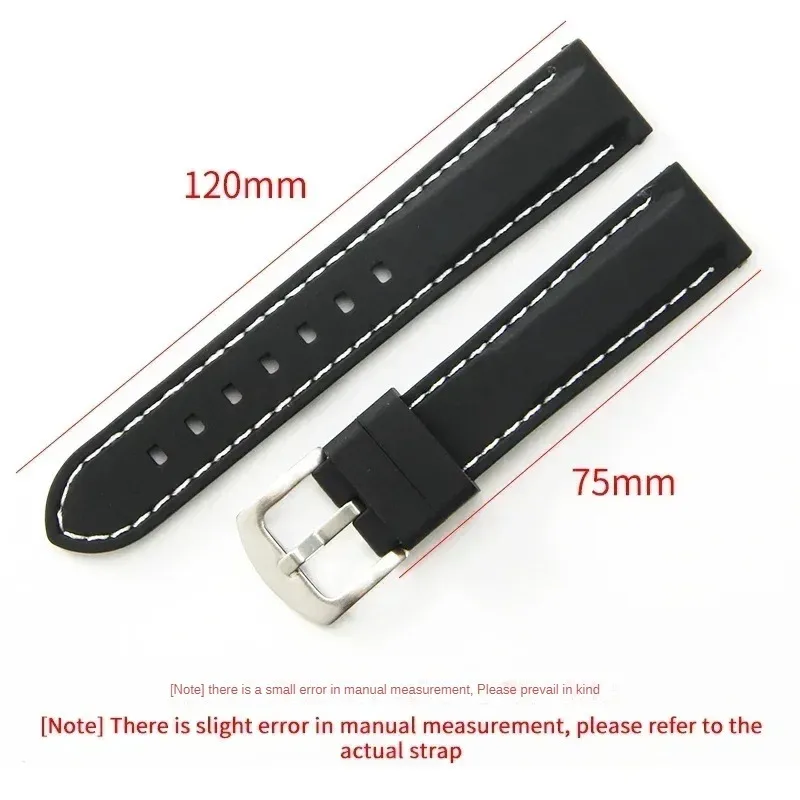 Exquisite Quick Silicone Watchbands for Omega Seiko World Water Ghost Citizen Tissot Series Waterproof Strap 18 20 22 24mm