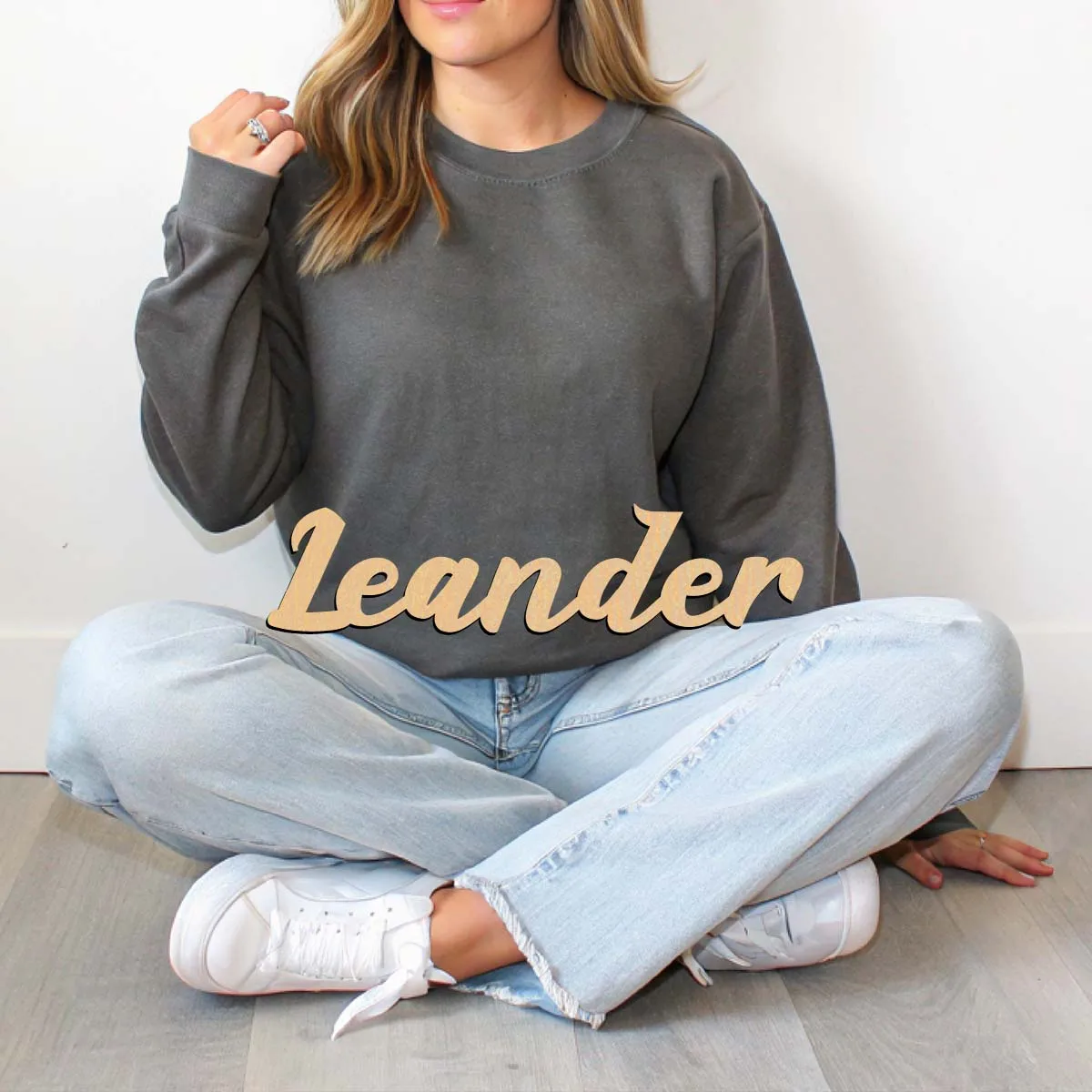 1pc Diy Leander example Custom Name Laser-Cut Sign Wooden Plaque Wooden Decor Unique Bedroom Decor