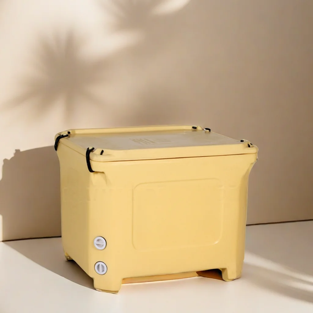 

Hot Selling 460 Litre Insulated PE Fish Tubs Seafood Industrial Use Ice Cooler Box for Fishing