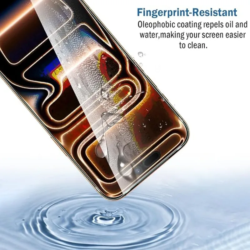 3 قطعة AR المضادة للانعكاس واقي للشاشة آيفون 17 16 15 14 13 12 11 برو ماكس XR X XS الزجاج المقسى تركيب مجاني من الغبار #6