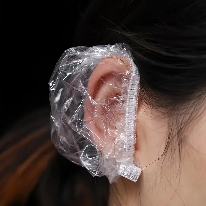 

100pcs Disposable Ear Tips, Waterproof Hair Dye, Bath and Shampoo Protection, Prevent Water From Entering The Ear Hole