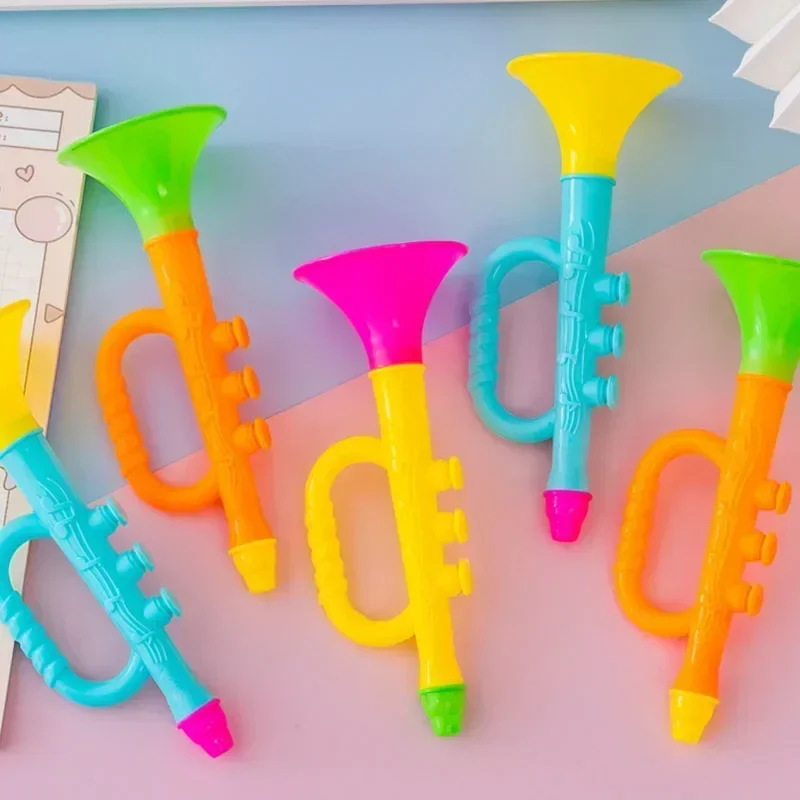 10PCS Baby Music Toys Children Early Montessori Educational Toy Colorful Musical Instruments Games for Kids Trumpet Random Color