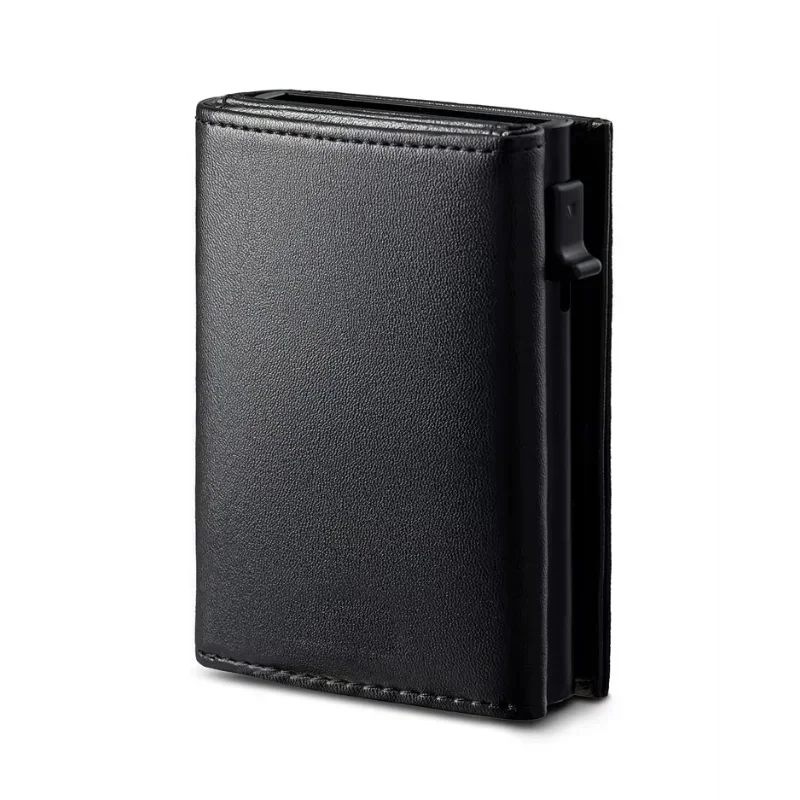 Luxury Genuine Leather Wallet RFID Blocking Card Holder Synthetic Leather Coin Purse Large Capacity Normcore Organizer