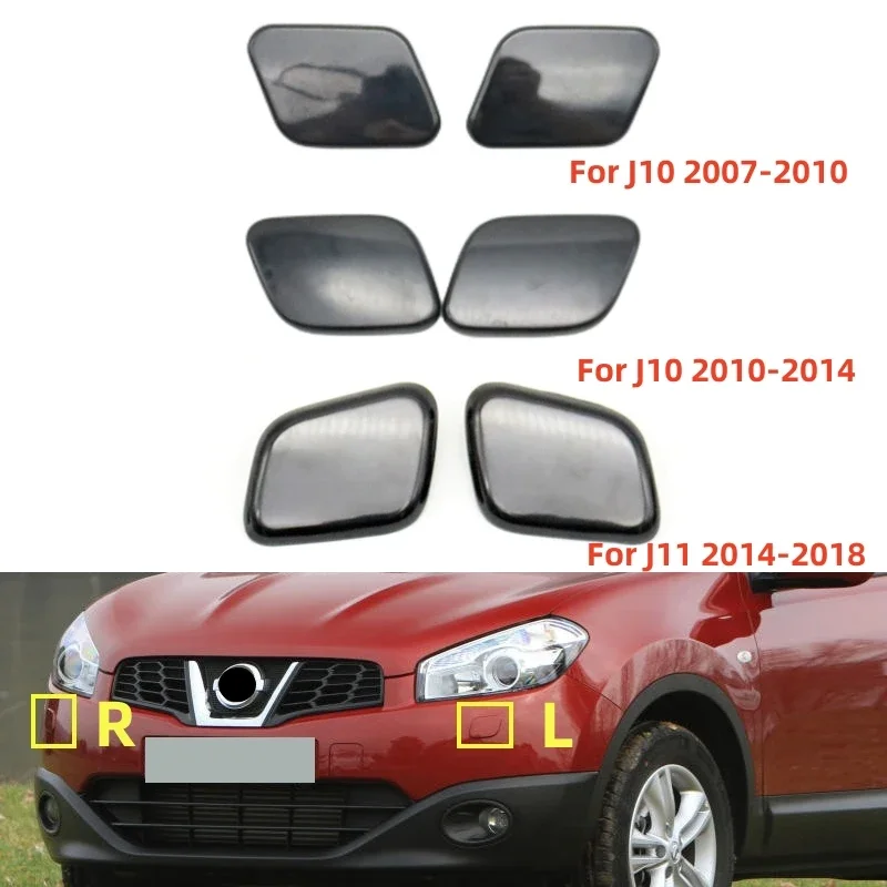 Front Bumper Headlight Washer Cover Headlamp Water Jet Nozzle For Nissan Qashqai Dualis J10 2007-2014 J11 2014-2018