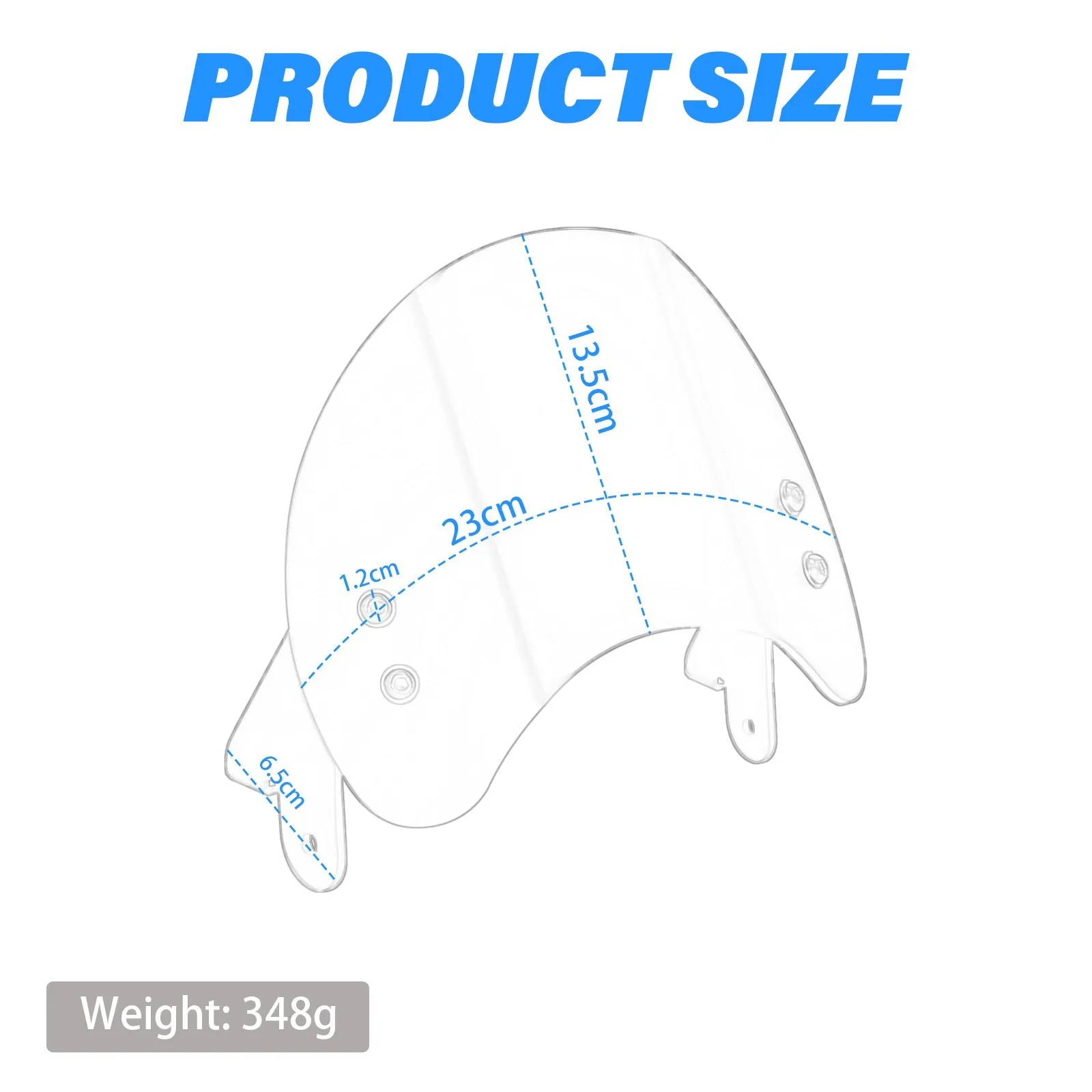 Windshield Windscreen Front Visor Aluminum For HONDA MONKEY 125 2018-2025