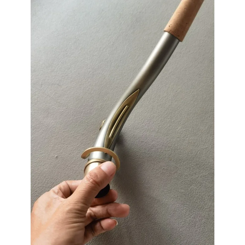 Bronze antique tenor saxophone curved neck, lower B tenor curved neck universal sound is good