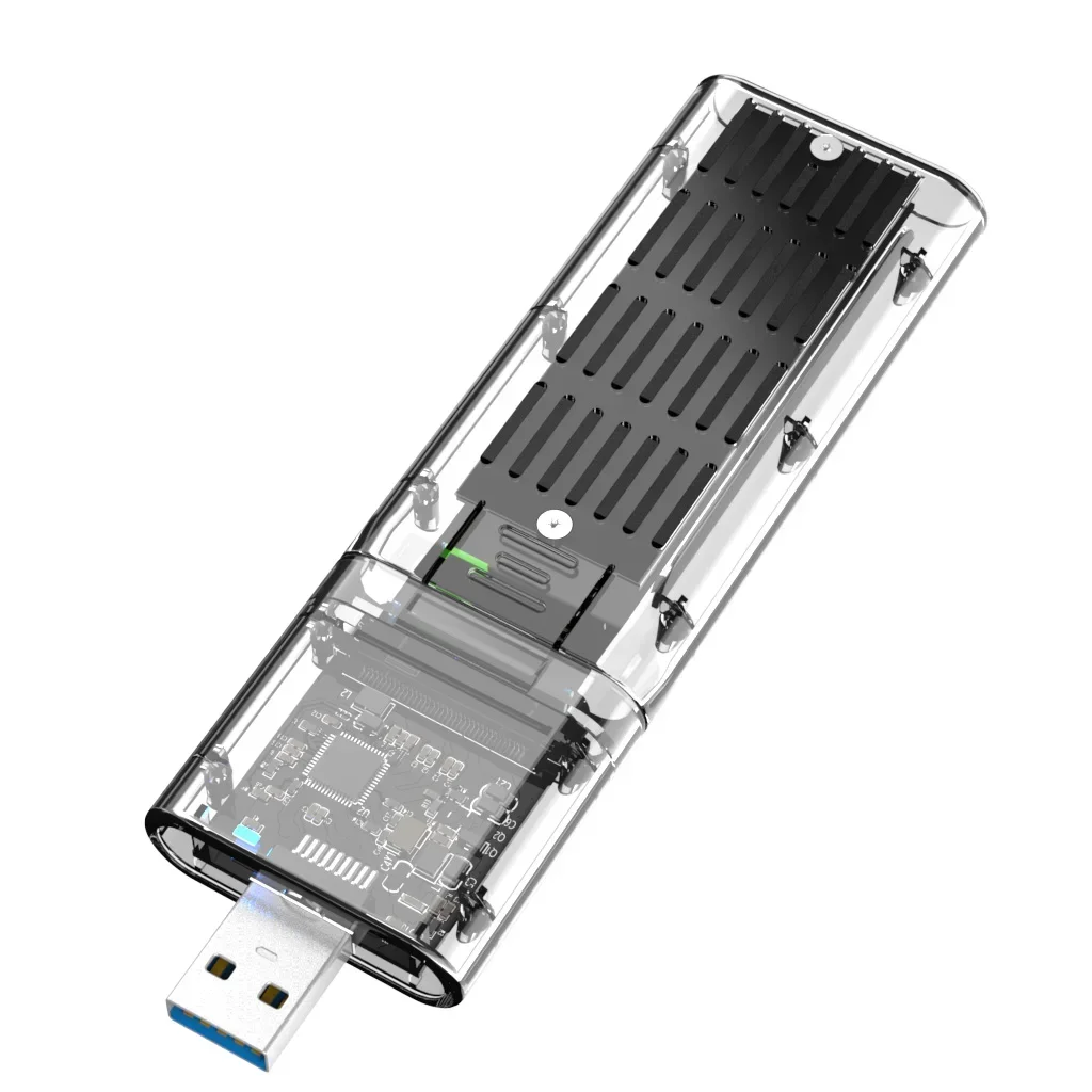 M2 SSD Case M.2 To USB 3.0 5Gbps High-speed SSD Enclosure For SATA M.2 For NGFF SSD 2242 2260 2280 Card Adapter