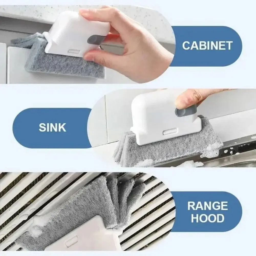 Window Cleaning Brush Windowsill Groove Deadend Cabinet Crevice Brush Removable Household Multifunctional Cleaning Tools