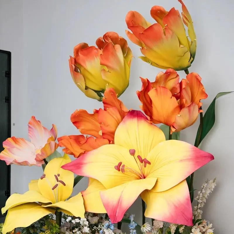 Handcrafted Giant Flowers for Weddings Home Parties Graduation Christmas Chinese New Year Custom Decor