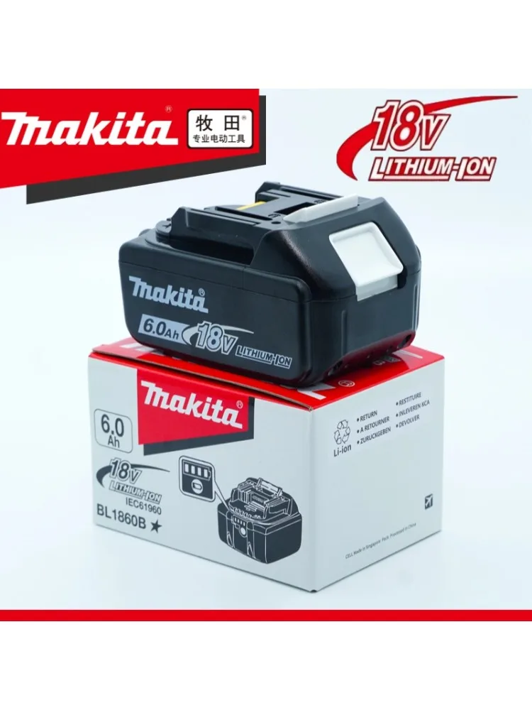 Nieuwe Makita 6Ah voor Makita 18V Power tool Batterij BL1840 BL1830B BL1850B BL1850 BL1860 BL1815 Vervangende Lithium Batterij - afbeelding 2