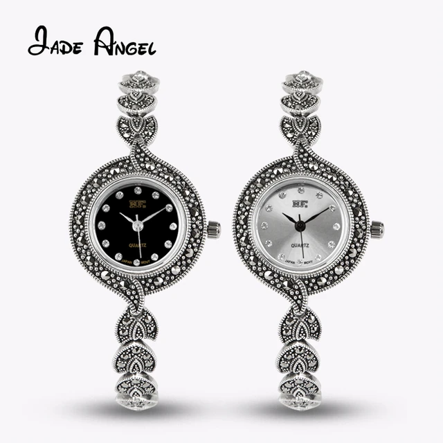 Sterling silver ladies watch sale hot sale