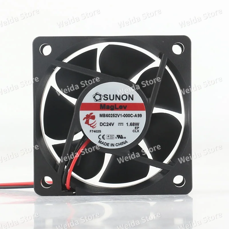 SUNON MB60252V1-000C-A99 DC24V 1.68W New Original 6025 60X60X25MM Standard High-Speed Fan
