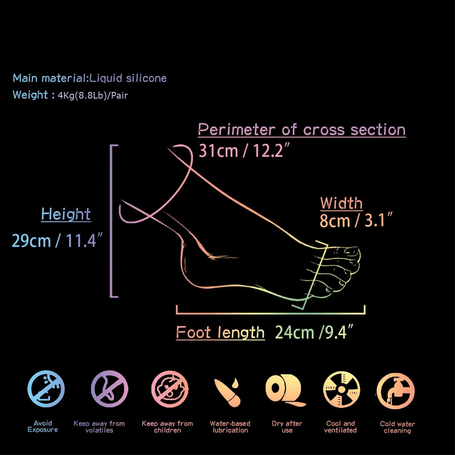 Modello di piede femminile ad alta simulazione Piedini di manichino per manicure finta in silicone JDWTA Gamba inferiore Punta nuda Scarpe Display Puntelli Salon Art