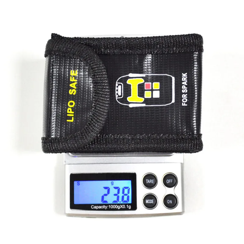 Lipo Battery Safety Bag Explosion Proof Fireproof 50x45x80mm Rc Drone Fpv Car Battery Storage Charging Protection Pouch Portable - view 5
