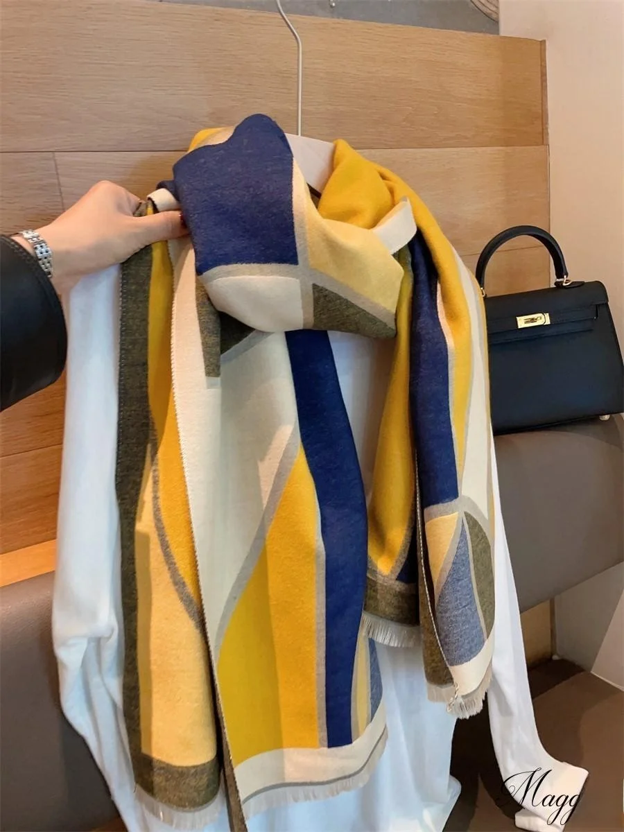 long-abstract-pattern-camere-awl-women's-thi-warm-autumn-winter-versatile-faionable-large-bowed-ne-warmer-scarf