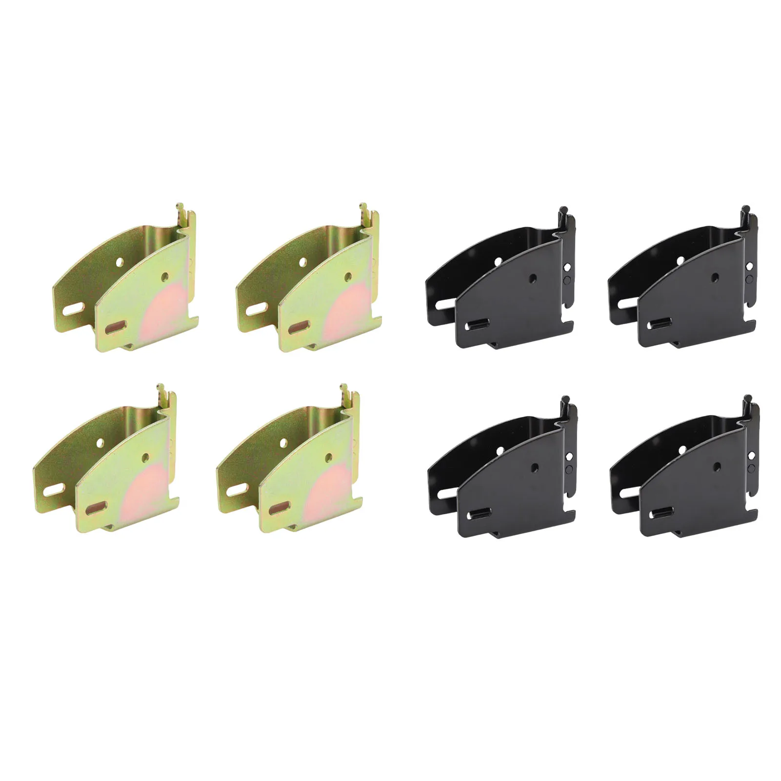 4Pcs E Track Wood Beam End Socket Heavy Duty Storage Lumber Bracket for Truck Trailer Van RV Cargo Trailer E Track Wood Beam
