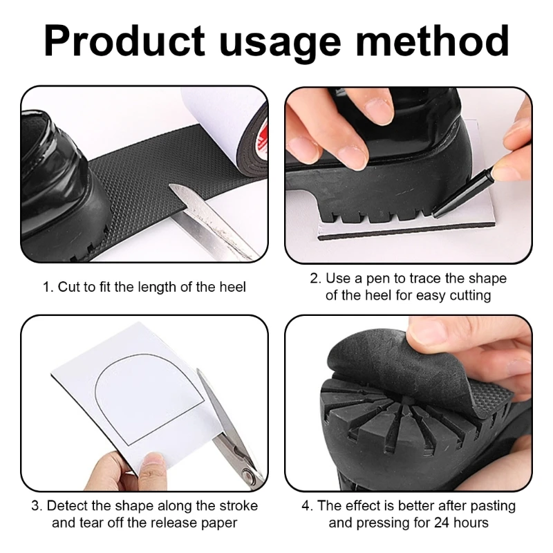 Shoe Soles Guard Antislip Shoe Grips Pad Adhesive Shoe Grips on Bottom of Shoes Drop Shipping