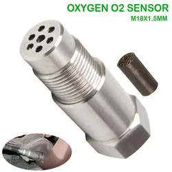 Adaptador espaciador de Sensor de oxígeno, simulador de O2, m18x1.5 extensor, Mini convertidor catalítico, eliminador CEL, comprobar la luz del motor