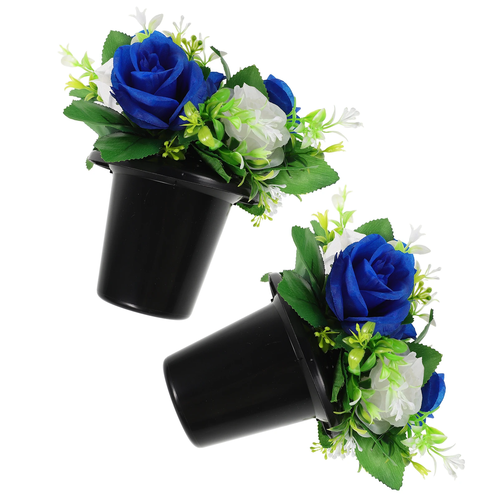 

Artificial for Graves Cemetery Decorations Grave Flowers Silk Flowers Tombstone Decoration Lightweight Portable Waterproof