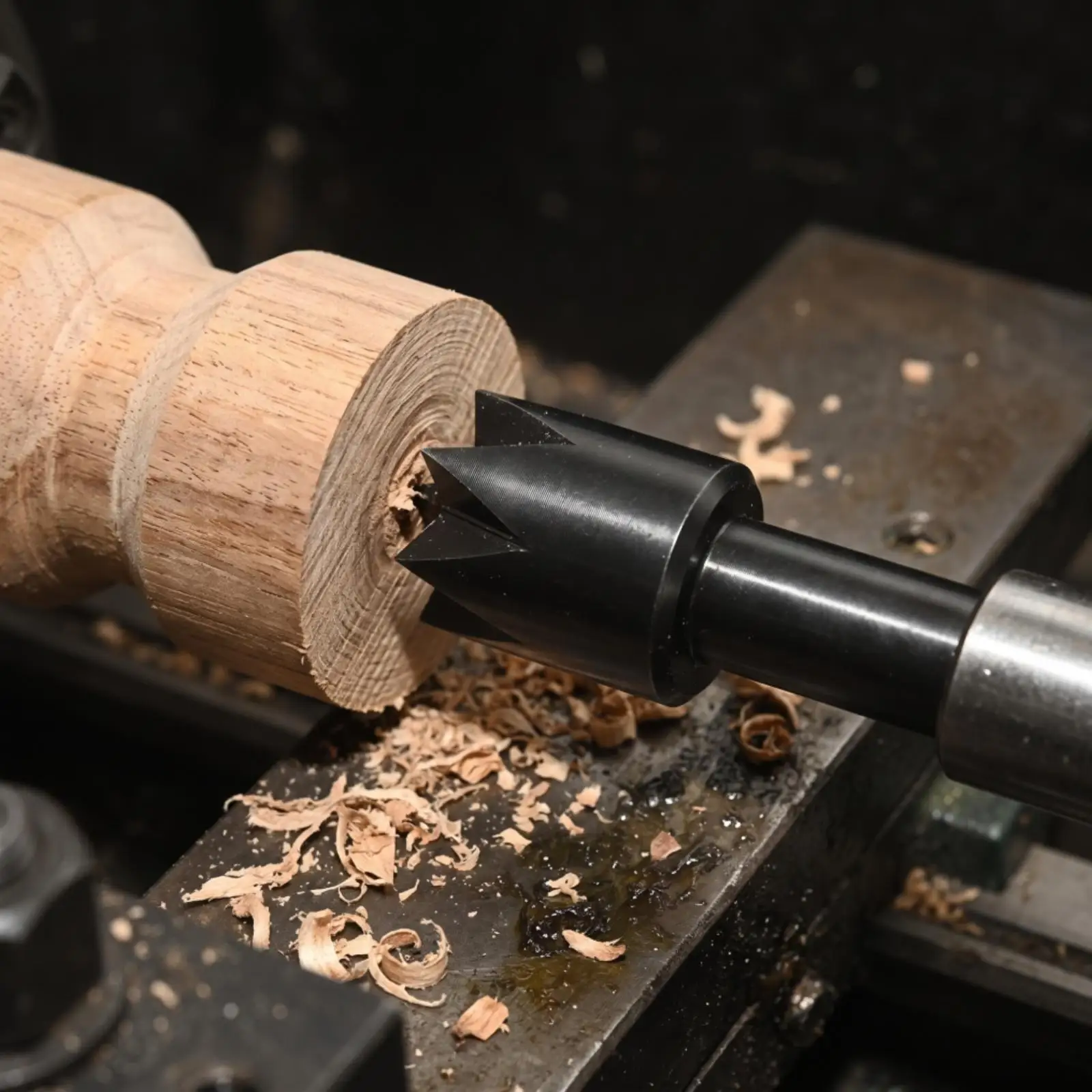 High Performance Steel Tailstock Center for Lathe Accessory Workpiece Stabilizing During High Speed Rotation with Hardened Tip