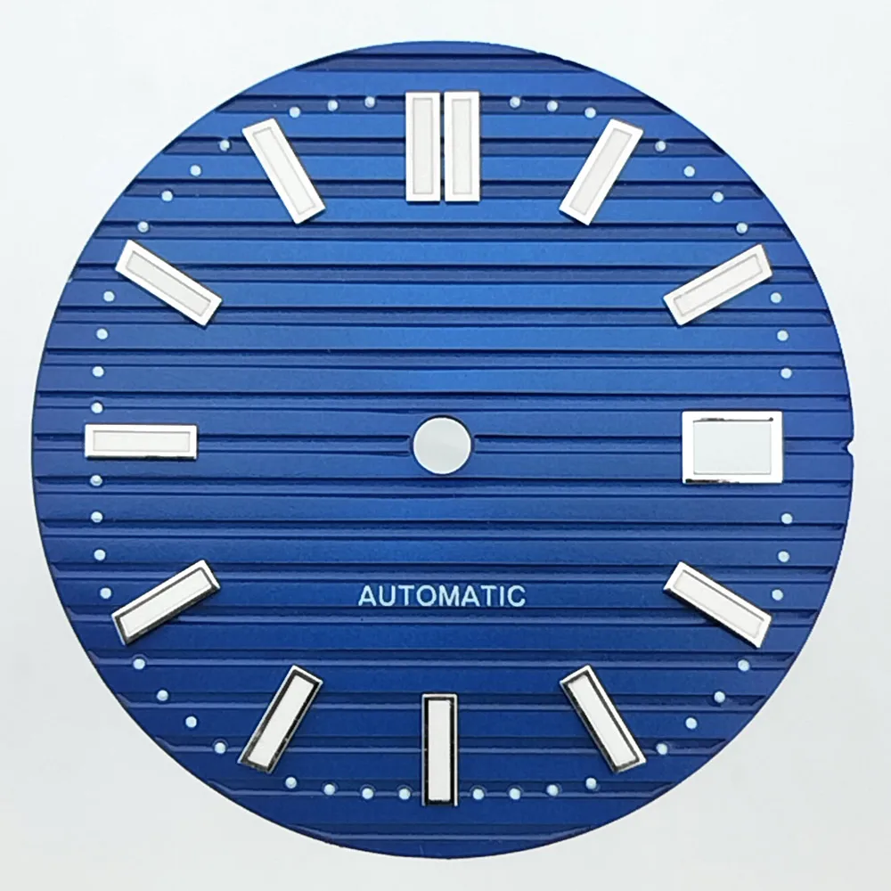 29,7 mm mechanisches Zifferblatt für Uhren, passend für NH35-Uhrwerk, C3-Grün-Nachtlicht, schwarz, weiß, blau, braun, Uhrenzifferblattteile, individuelles LOGO, Name – Detail 8
