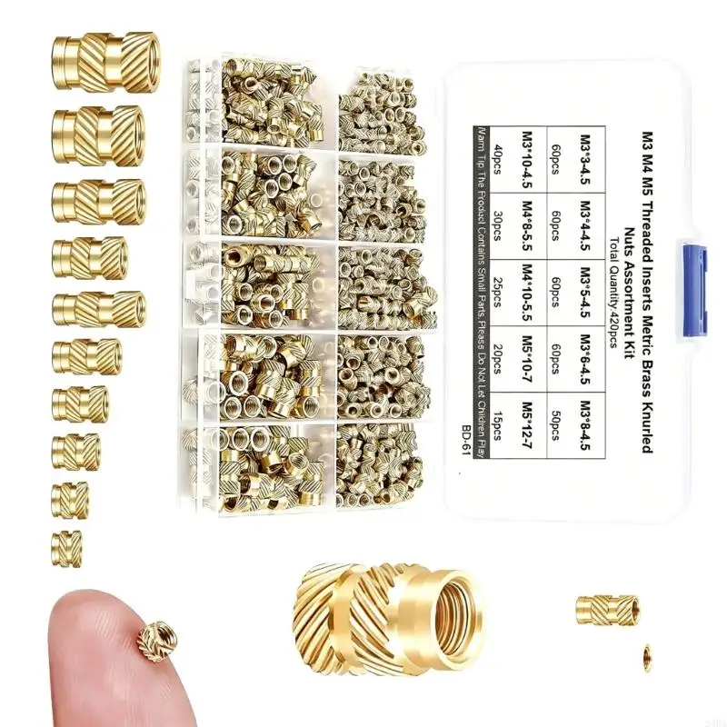 420pcs-heavy-type-brasses-knurled-nut-heat-embedment-inserting-nut-for-injection-molding-and-structural-fixing