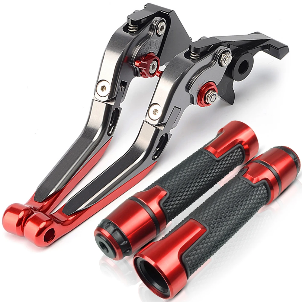 For HONDA CBR125R CBR 125 R 2004-2010 2005 2006 2007 2008 2009 Motorcycle CNC Brake Clutch Lever 22MM Handlebar Hand Grips ends