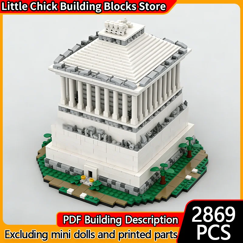 

City Street View Model MOC Building Bricks Ancient Architectural Temple Modular Technology Gifts Holiday Assemble Children Toys