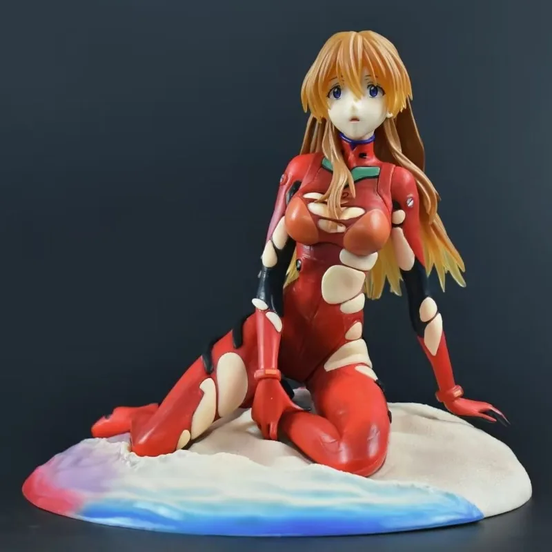 19CM EVA Evangelion Asuka Last One In the End Anime Original Figure Action Model Decoration Cartoon Doll Collection Toys Gifts