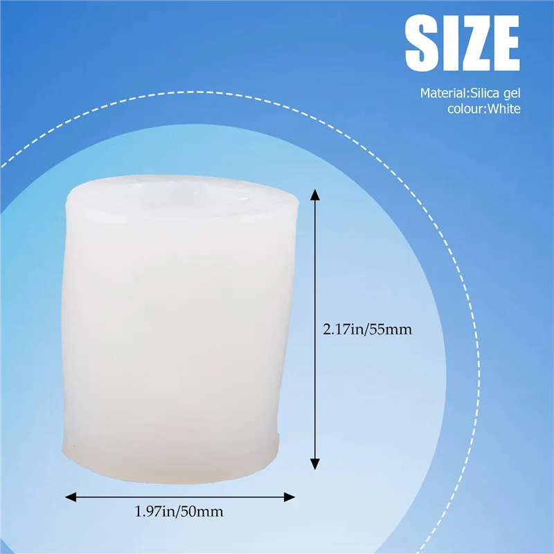 AA80-3D 올빼미 양초 금형 양초 만들기위한 실리콘 몰드 석고 왁스 도구 양초 만들기에 대한 DIY 수제 수지 금형